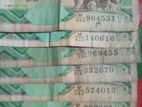 Old Srilankan 10 Rupees Notes