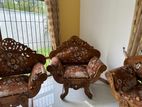Old Style Teak 3 Chairs
