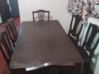 Teak Table with 6 Chairs