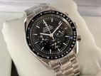 Omega Speedmaster Moonwatch Stainless Steel Premium Mens Watch