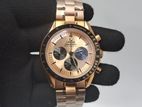 Omega Speedmaster Rose Gold Premium Mens Watch