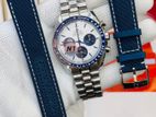 Omega Speedmaster Silver Snoopy Award 50 Swiss ETA Automatic Mens Watch