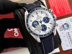 Omega Speedmaster Silver Snoopy Swiss ETA Automatic Mens Watch