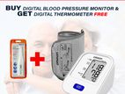 Omron Blood Pressure Monitor + Free Thermometer HEM-7120