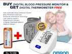 Omron Blood Pressure Monitor HEM-7120 + Thermometer