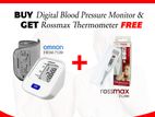 Omron Blood Pressure Monitor + Rossmax Thermometer