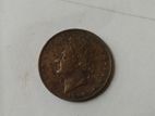 One Farthing 1827 British Coin