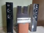 Onkyo Amp with Jamo Speaker Set