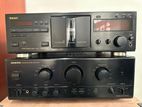 Onkyo Integra 917 RF2 With Teac Cassette Deck V-3010