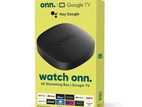 ONN Google TV Box 4K UHD Streaming Device