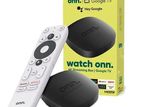 ONN TV Box 4k UHD Streaming Device with Google Television