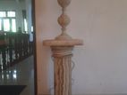 Onyx Lamp and Pedestal (Kiri Garuda)