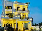 Open Terrace With Modern New 3 Apartments Luxury Villa Sale In Negombo