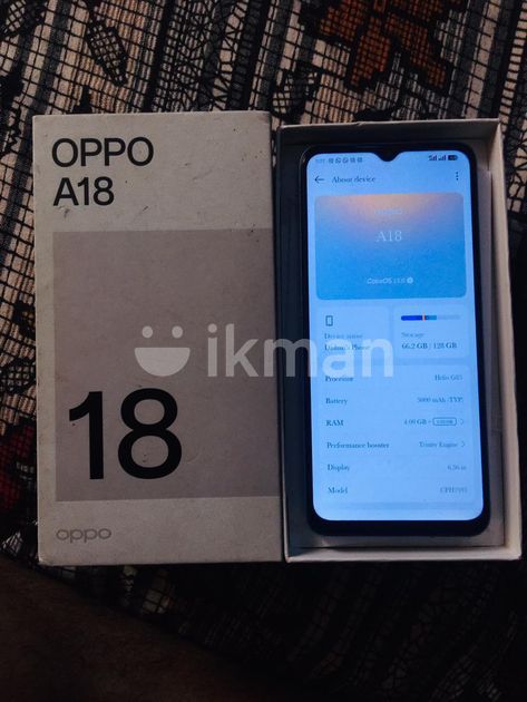 Framework Sales Operating System Software Oppo A18 (Used) | ikman