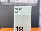 Oppo A18 4GB/64GB/ANDROID (Brand New)