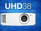 Optoma UHD38x 4K Projector | DLP HDR Sports & Movies Ready