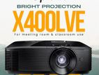 Optoma X400LVe Projector | 4000 Lumens Indoor & Outdoor Use