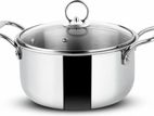 ORANGE 3.2L (20CM) STAINLESS STEEL TRIPLY COOK & SERVE CASSEROLE