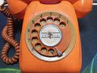 Orange GPO 746 Rotary Dial Telephone