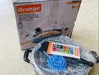 Orange Granico Series Saute /Flate Pan With Glass Lid -240MM
