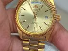 Orient Day Date Rare Gold Dial Automatic Watch