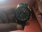 GUESS Chronograph Watch - Black with Rose Gold