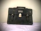 Leather Office Bag (Lockable)