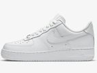 Nike Air Force 1 White Shoes Pair US 8