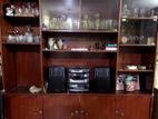 ornament and glass item cabinet