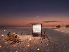 🎬 Outdoor Cinema Setup – Hotel / Beach Use