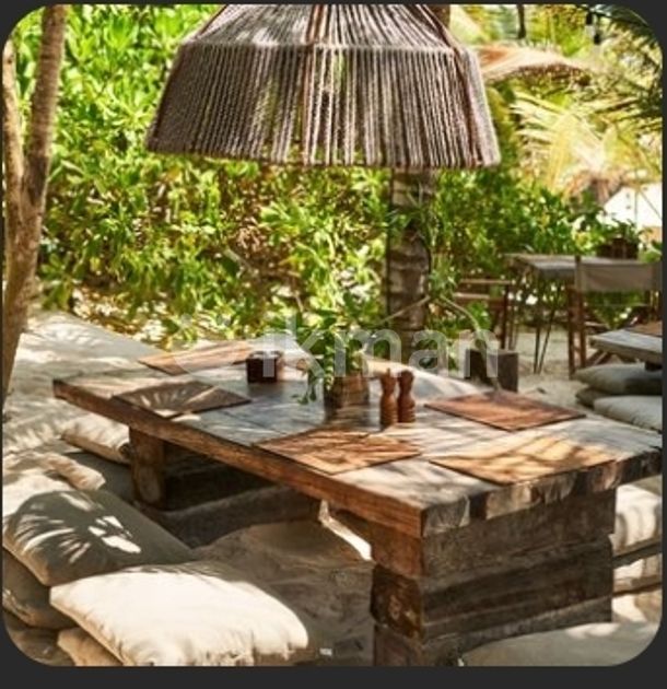 outdoor railway timber rustic furniture for Sale Moratuwa ikman