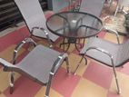 Outdoor Relaxing chairs with table
