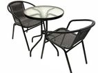 Outdoor Table With 2 Chair Set 635