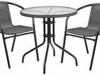 Outdoor Table With Two Chair Set 635