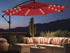 OUTDOOR UMBRELLA WITH LED LIGHT