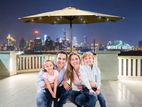 OUTDOOR UMBRELLA WITH LED LIGHT