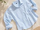 Over Size Button Up Shirt