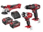 Ozito Einhell 18V Cord-less Drill 3 Pieces Kit Australia