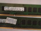 පාවිච්චි කරලා හින්දා රු.Samsung DDR3 RAM 1GB × 2
