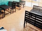 Pallet Tables with Chair Set