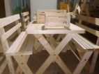 Pallet Tables and Benches For Garden
