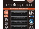 Panasonic Eneloop Pro AA Pre-Charged Rechargeable Batteries, 4-Pack