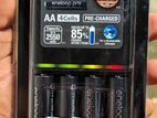 Panasonic eneloop Pro Rechargeable AA Ni-MH Batteries with Charger