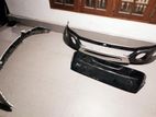 Panda front bumper and rear spoiler
