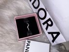 Pandora Sparkling Wave Ring