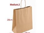 Paper bag Brown Kraft Shopping Clothing 20x12x07cm