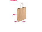 Paper bag Brown Loot Party Kraft Clothing 28x20x09cm