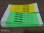 Paper Wristbands / Printed Plain Colours