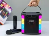 Party Box Bluetooth Speaker with 2 Wireless Mics