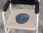 Patient Bathing Commode Chair With Foot Rest ( Foldable & Wheel )